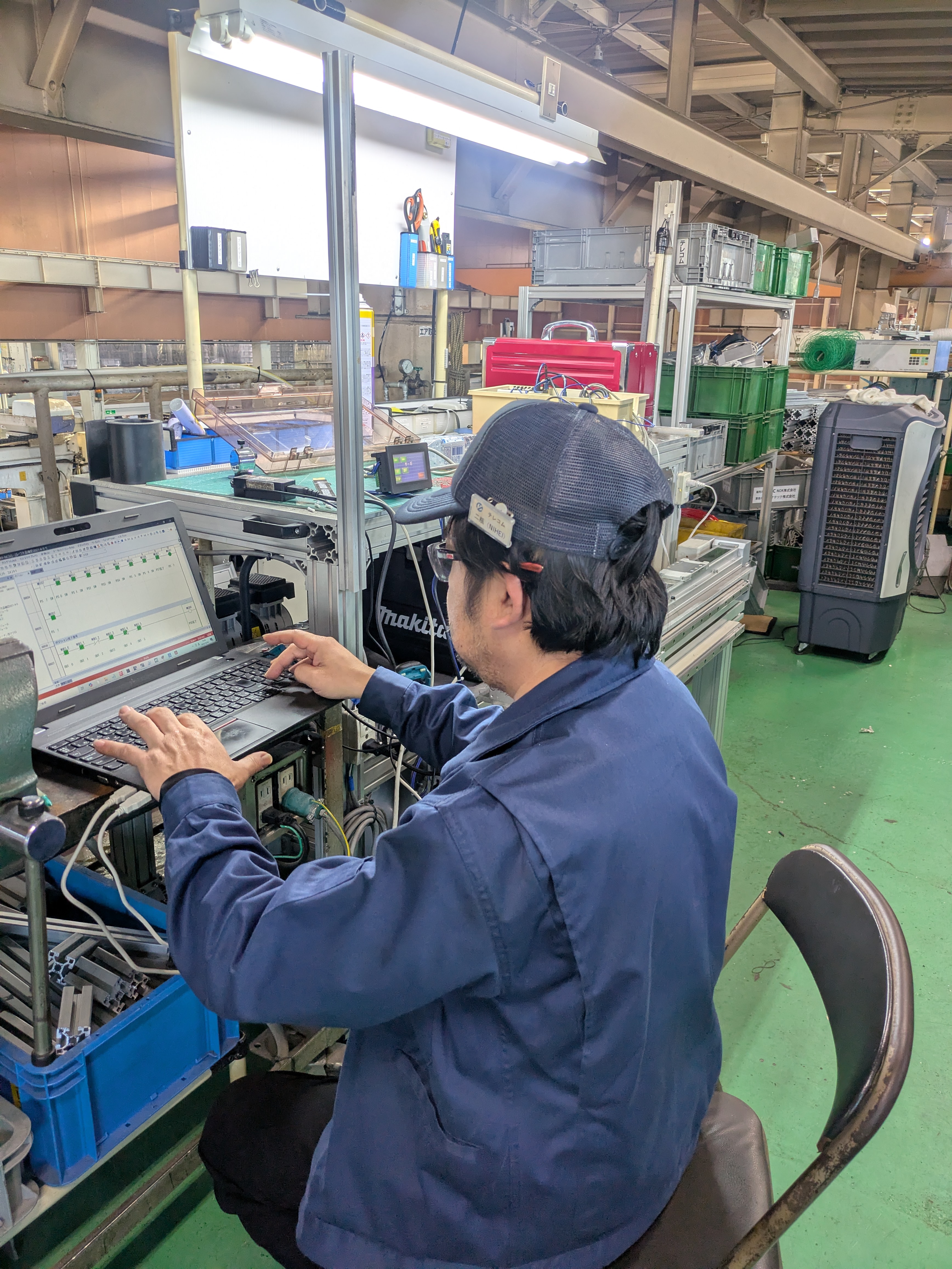 設備の自社製作